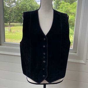 Women’s Vintage Marsh Landing Leather Vest